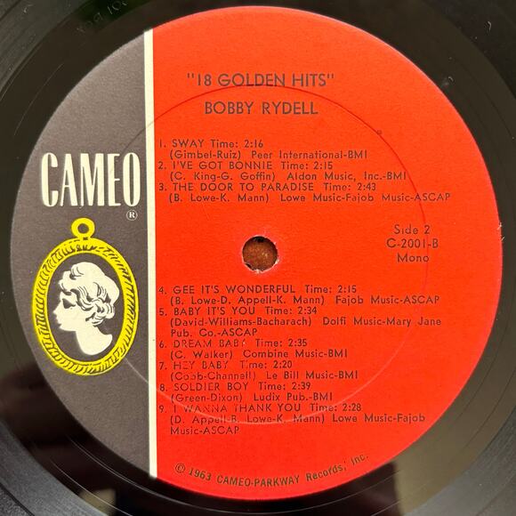 Vintage Cameo 1963 Bobby Rydell 18 Golden Hits - Picture 7 of 10